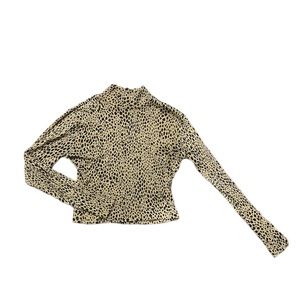 Brandy Melville Cheetah Print Mock Neck